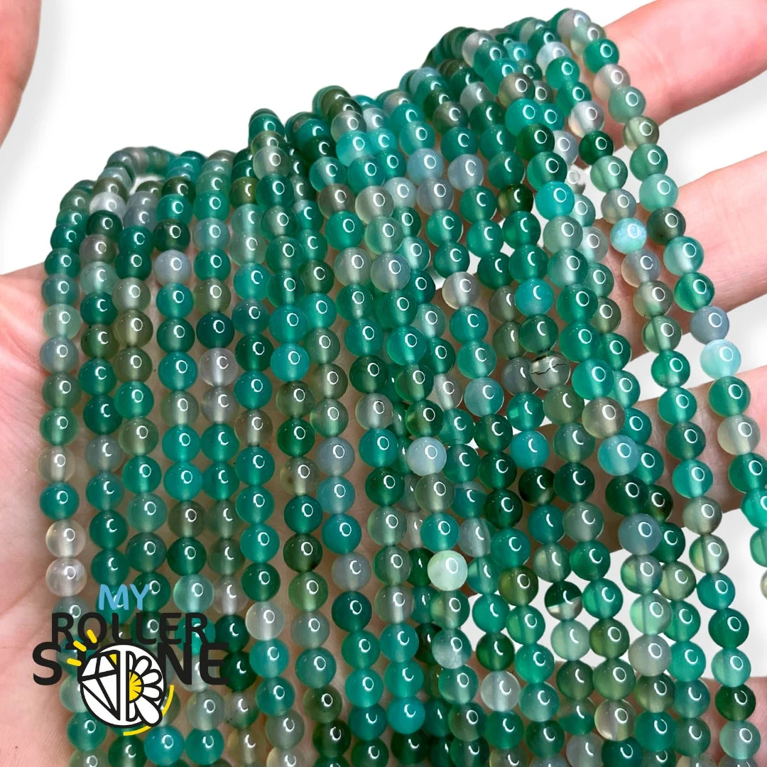 Perle Agate verte - Image 3