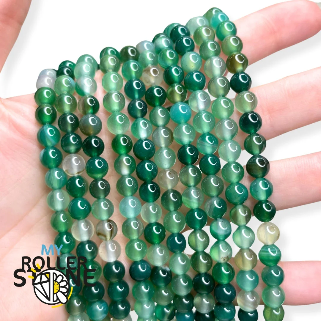 Perle Agate verte - Image 4