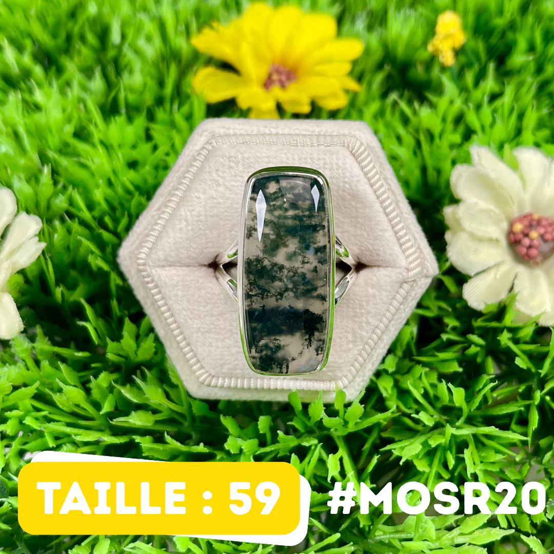 Bague Agate Mousse #MOSR20