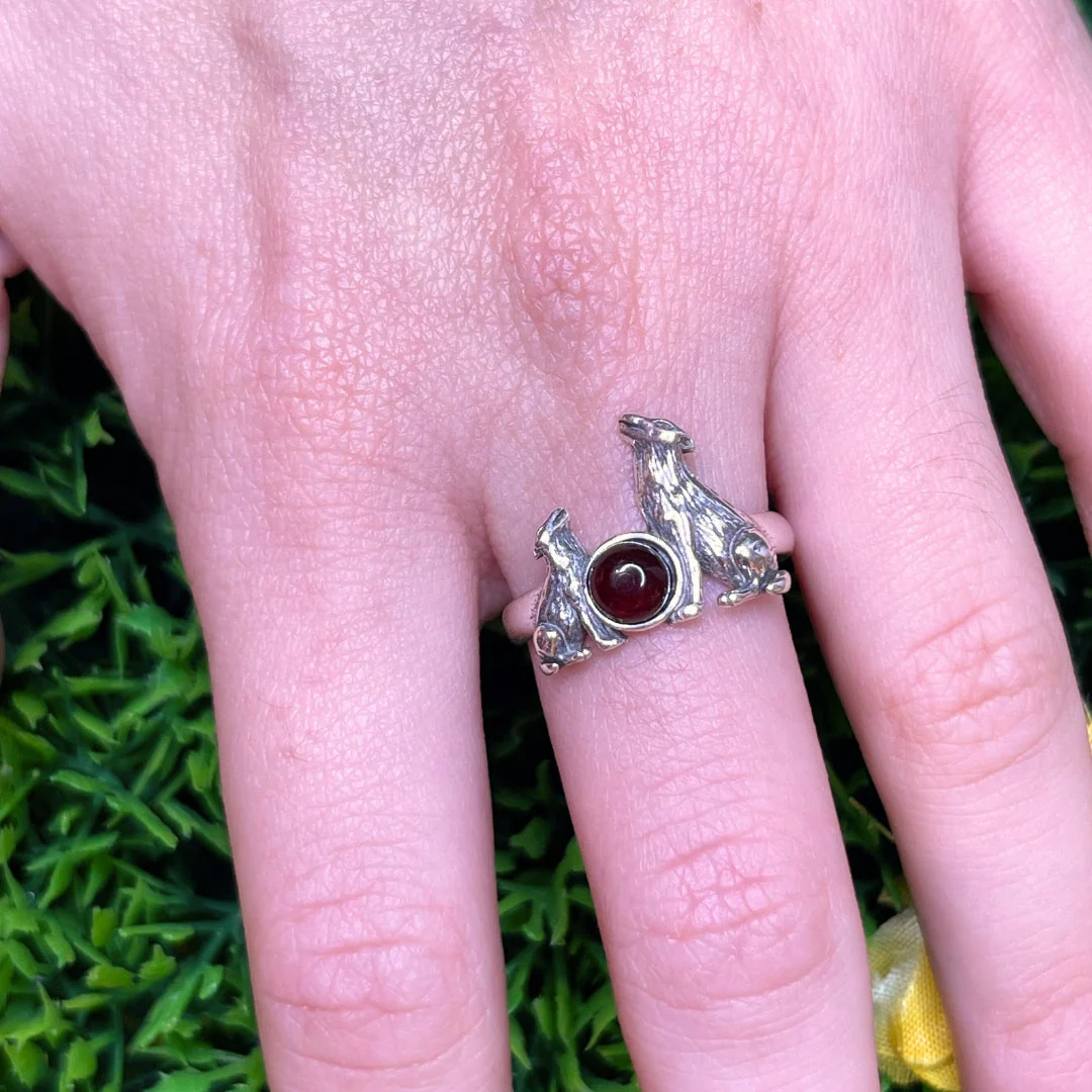 Bague Ambre Loup - Image 2