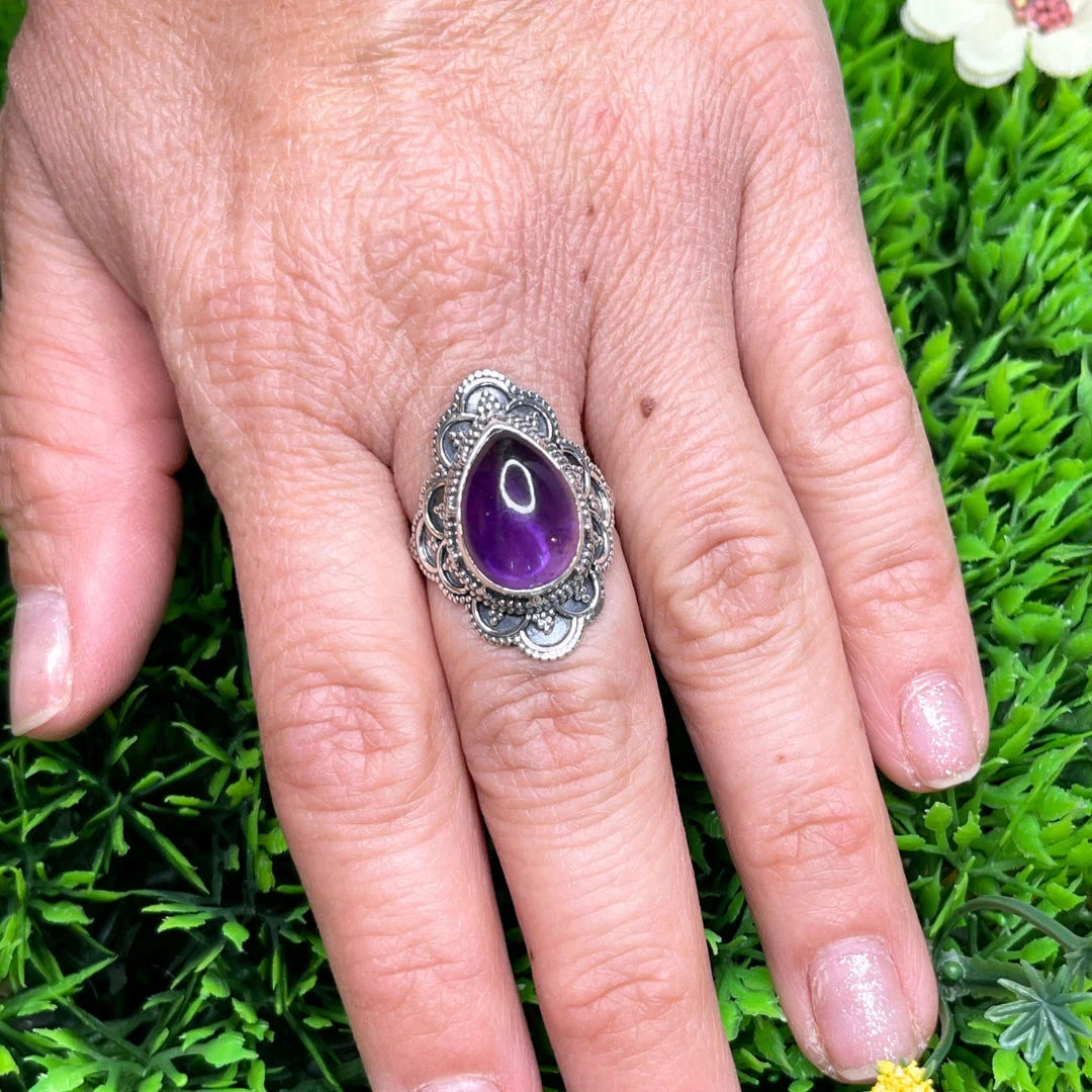 Bague Argent 925 Améthyste #13 - Image 2