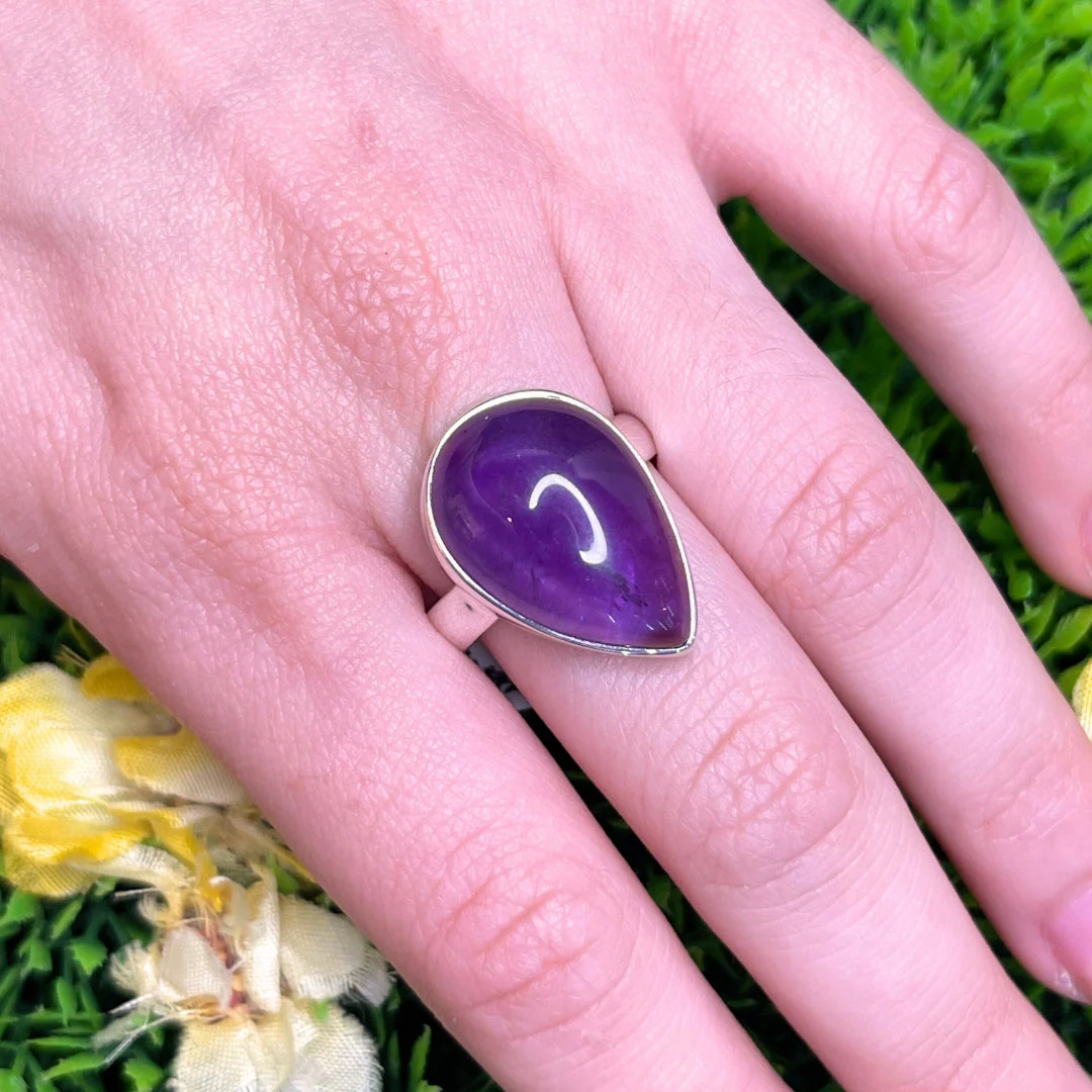 Bague Argent 925 Améthyste #139 - Image 2