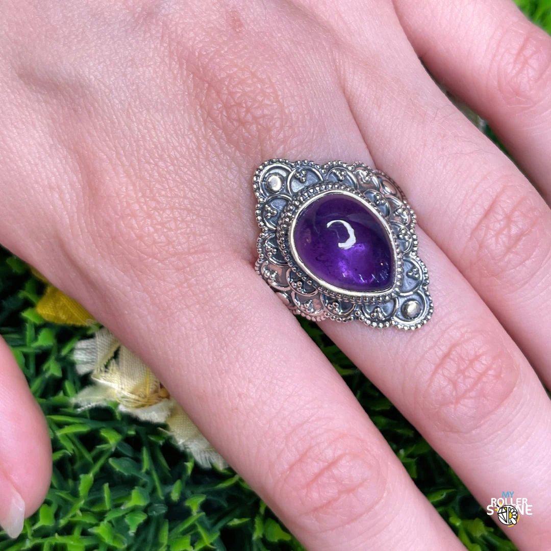 Bague Argent 925 Améthyste #169 - Image 2