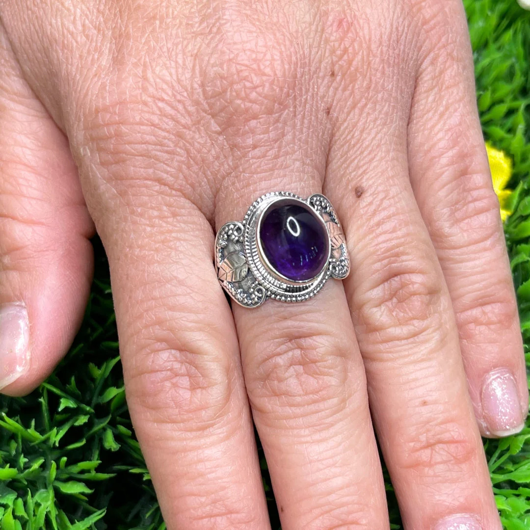 Bague Argent 925 Améthyste #19 - Image 2