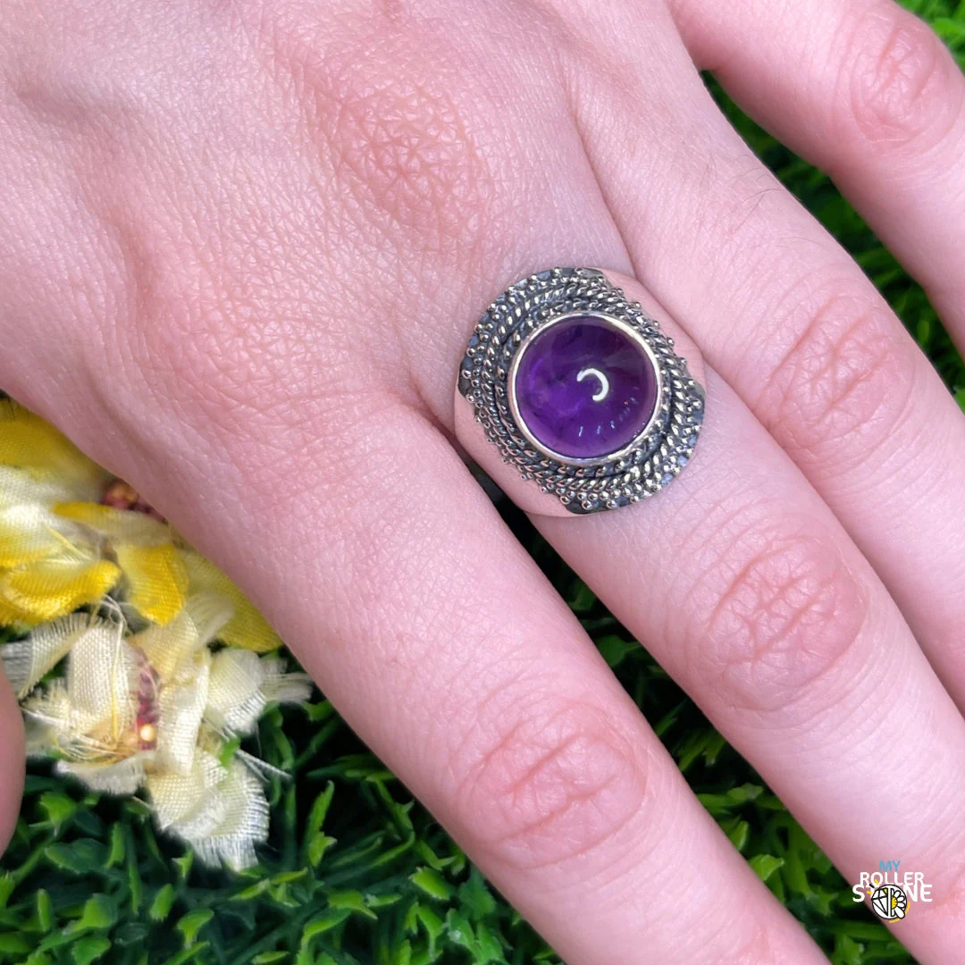 Bague Argent 925 Améthyste #192 - Image 2
