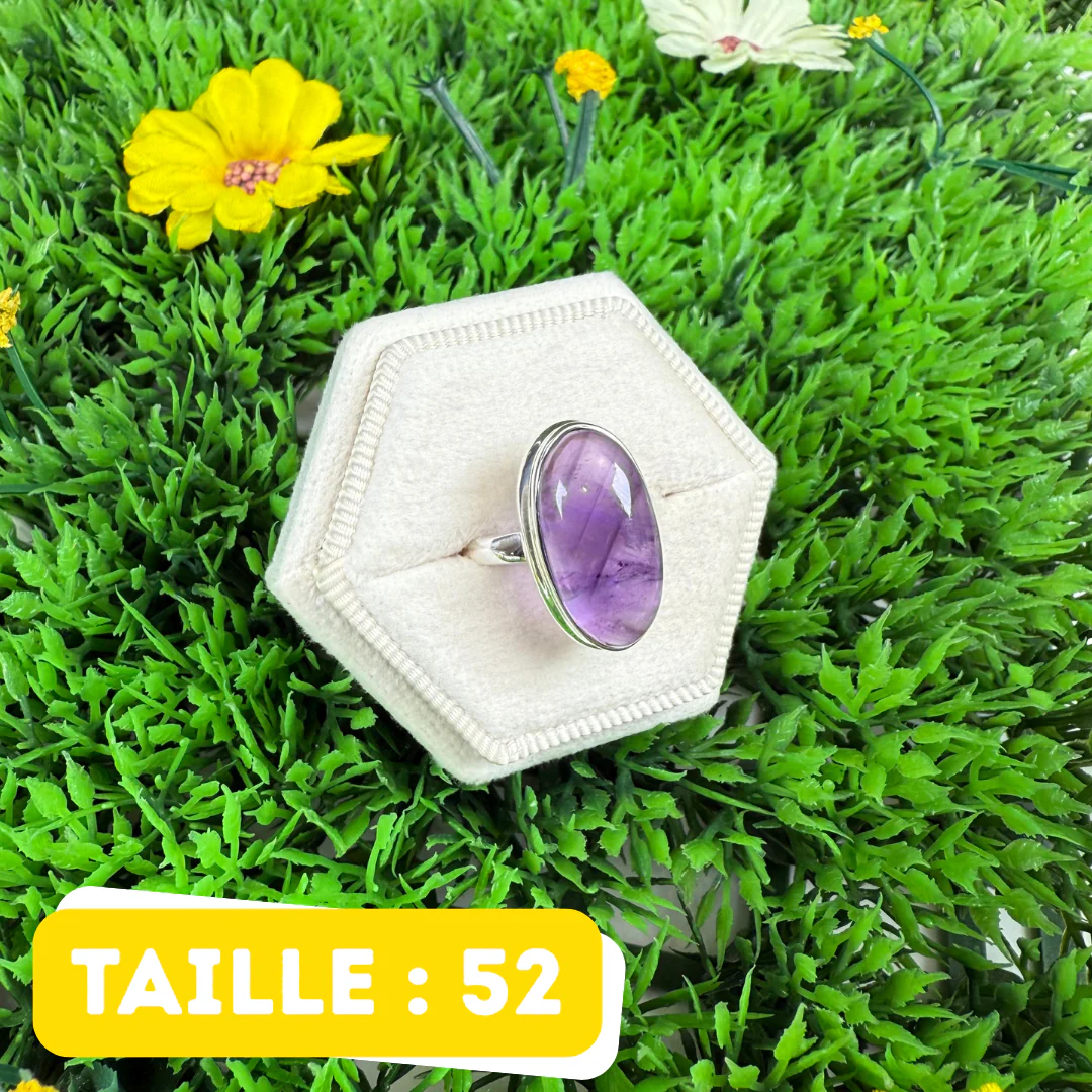 Bague Argent 925 Améthyste #200