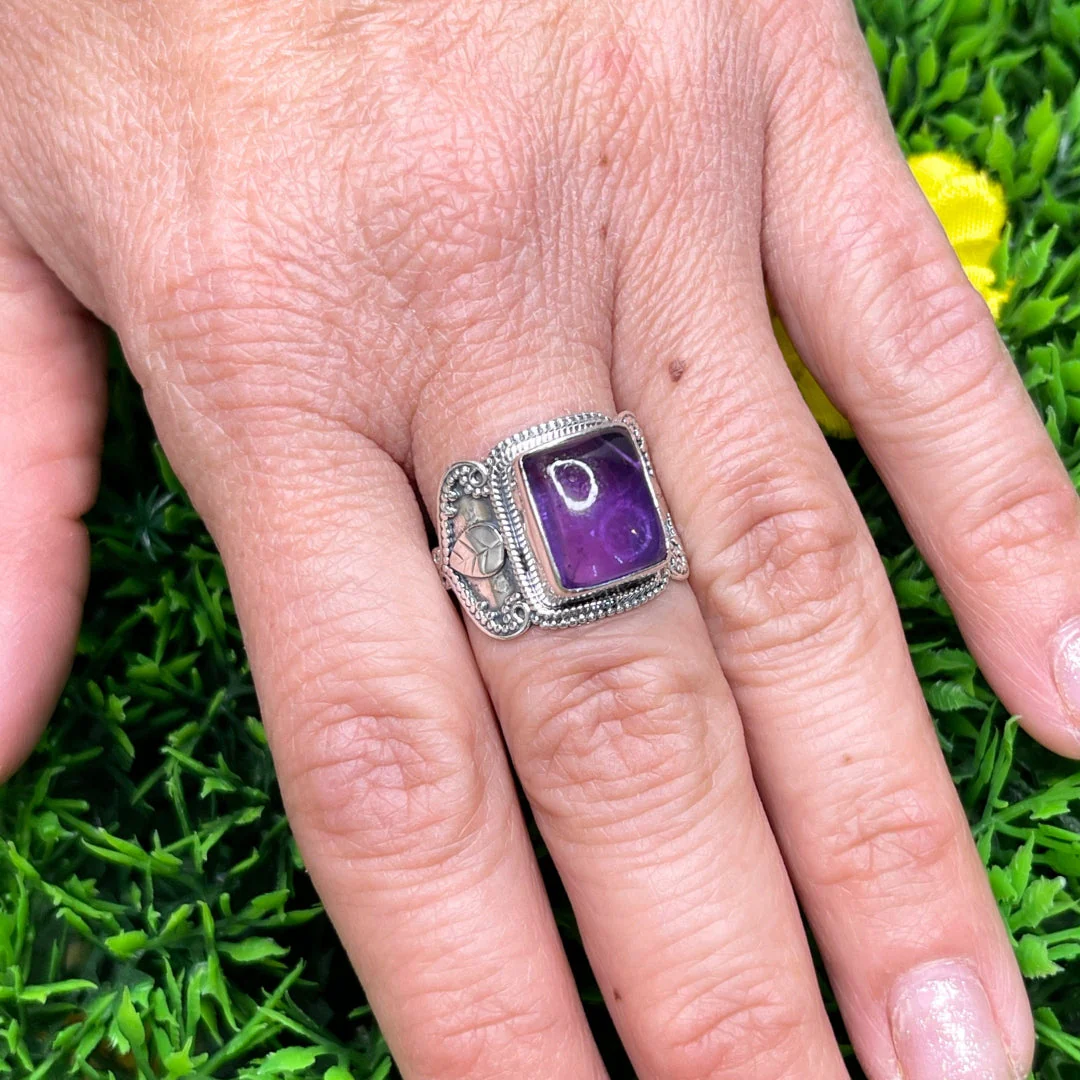 Bague Argent 925 Améthyste #41 - Image 2