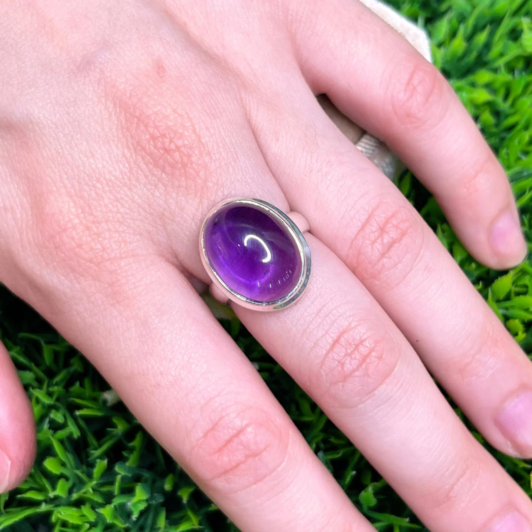 Bague Argent 925 Améthyste #71 - Image 2