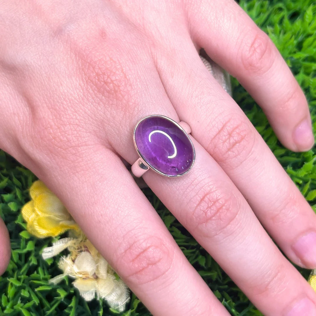 Bague Argent 925 Améthyste #78 - Image 2