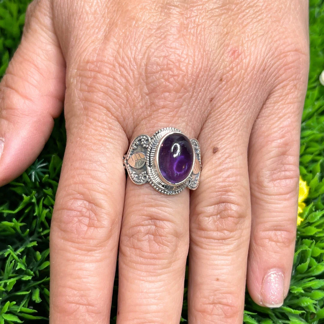 Bague Argent 925 Améthyste #9 - Image 2