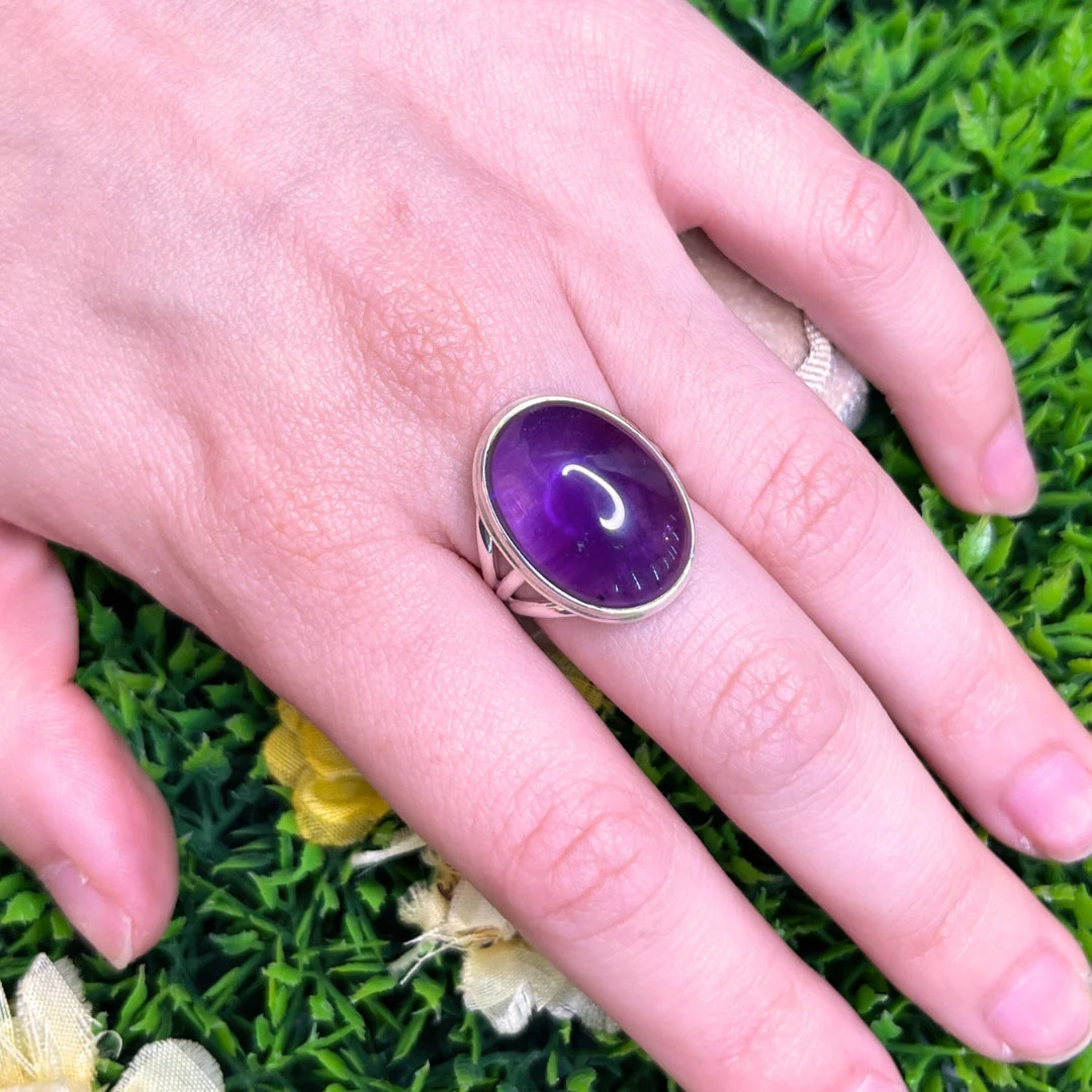 Bague Argent 925 Améthyste #92 - Image 2