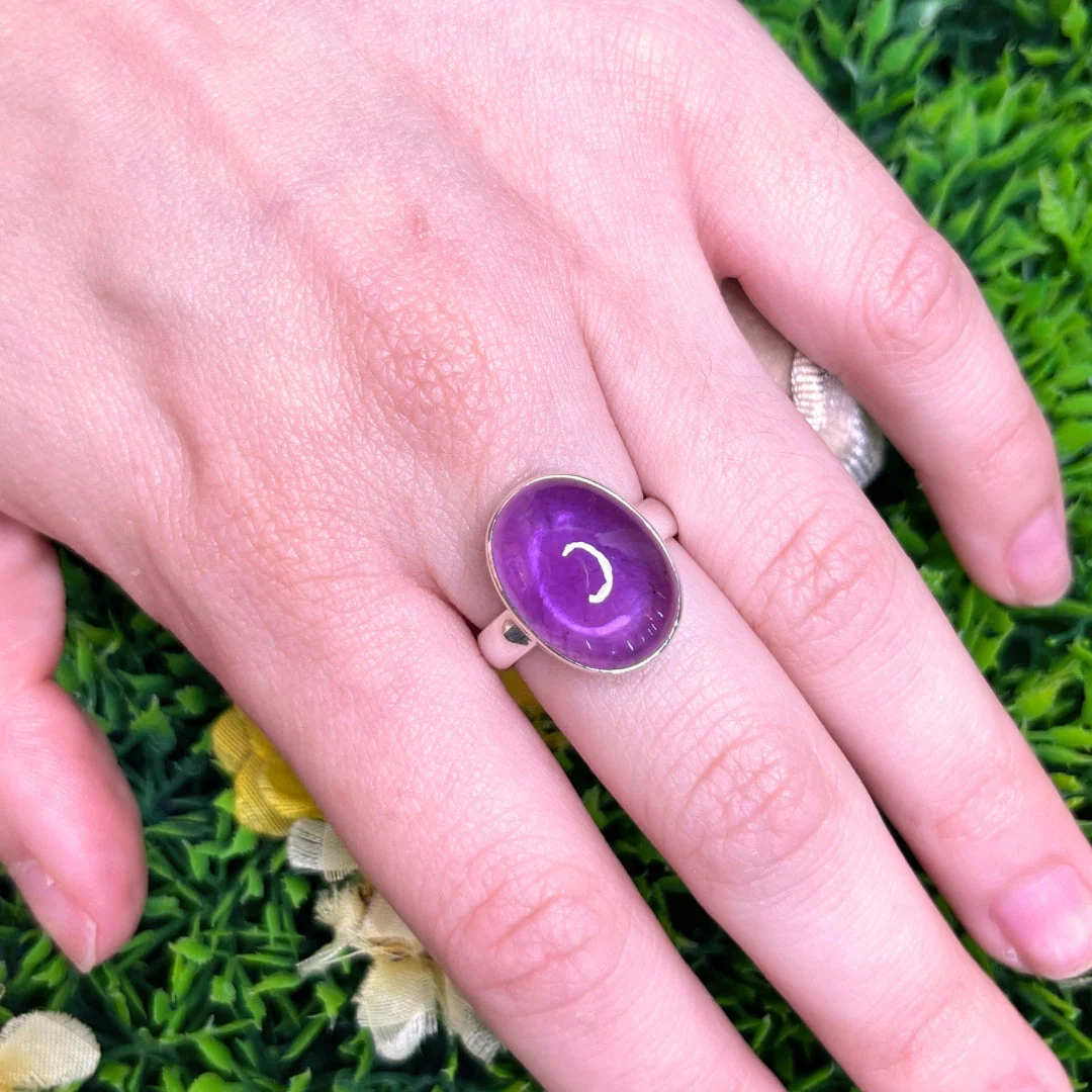 Bague Argent 925 Améthyste #95 - Image 2
