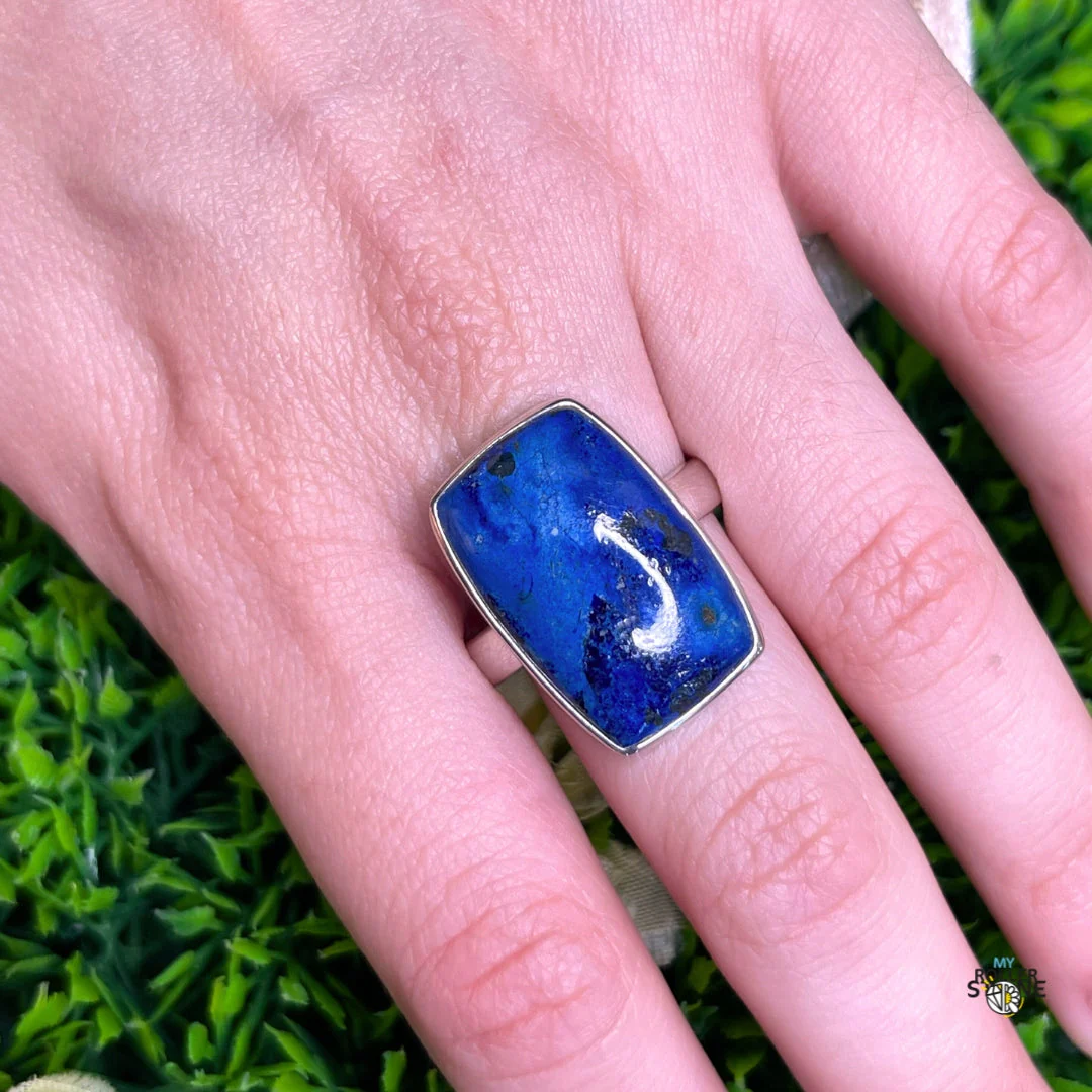 Bague Argent 925 Azurite #3 - Image 2
