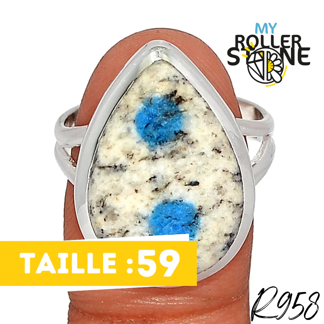 Bague Argent 925 Jaspe K2 R1158