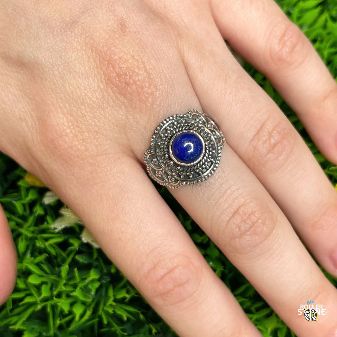 Bague Argent 925 Lapis Lazuli #187 - Image 2