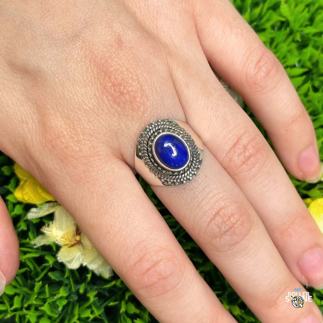 Bague Argent 925 Lapis Lazuli #190 - Image 2