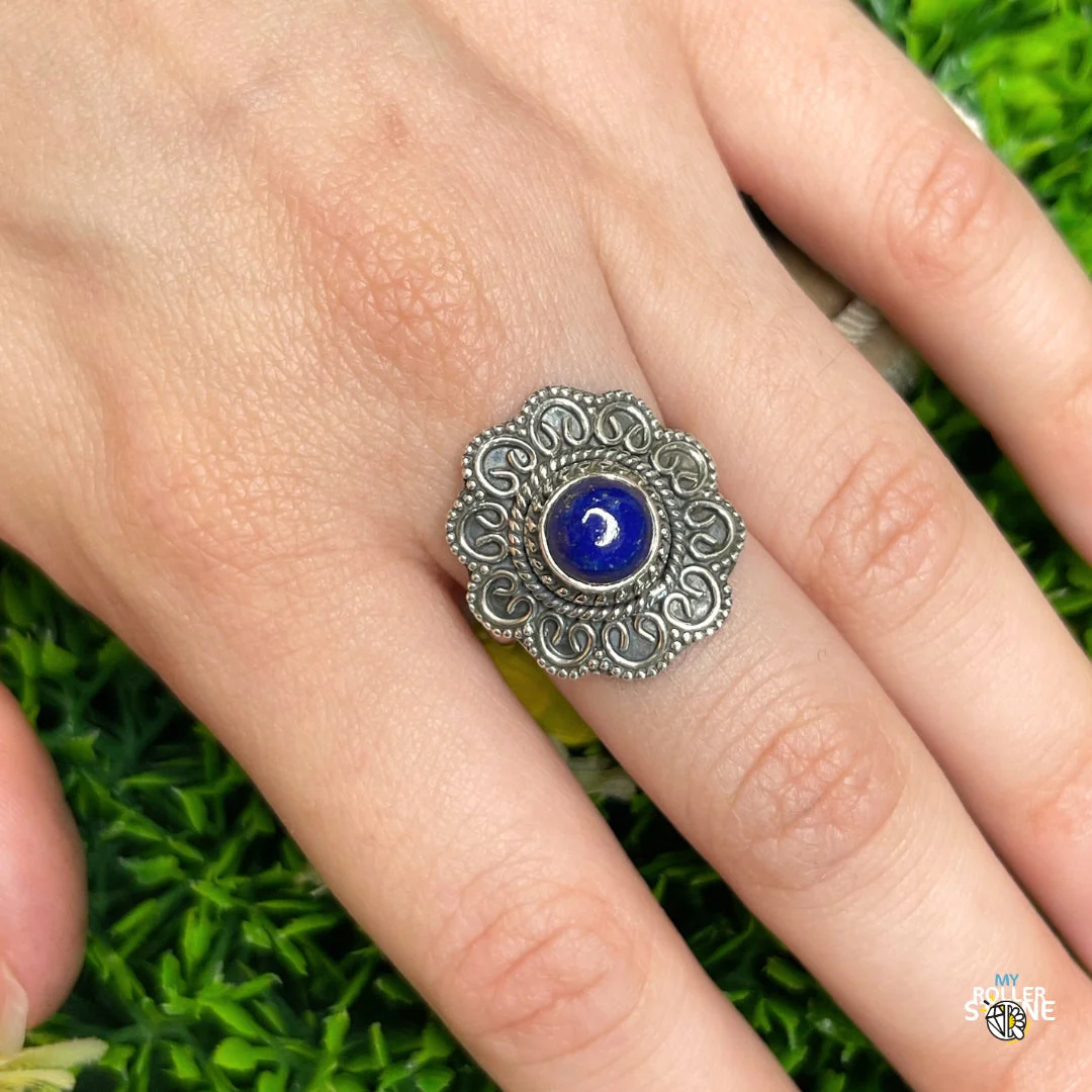 Bague Argent 925 Lapis Lazuli #192 - Image 2