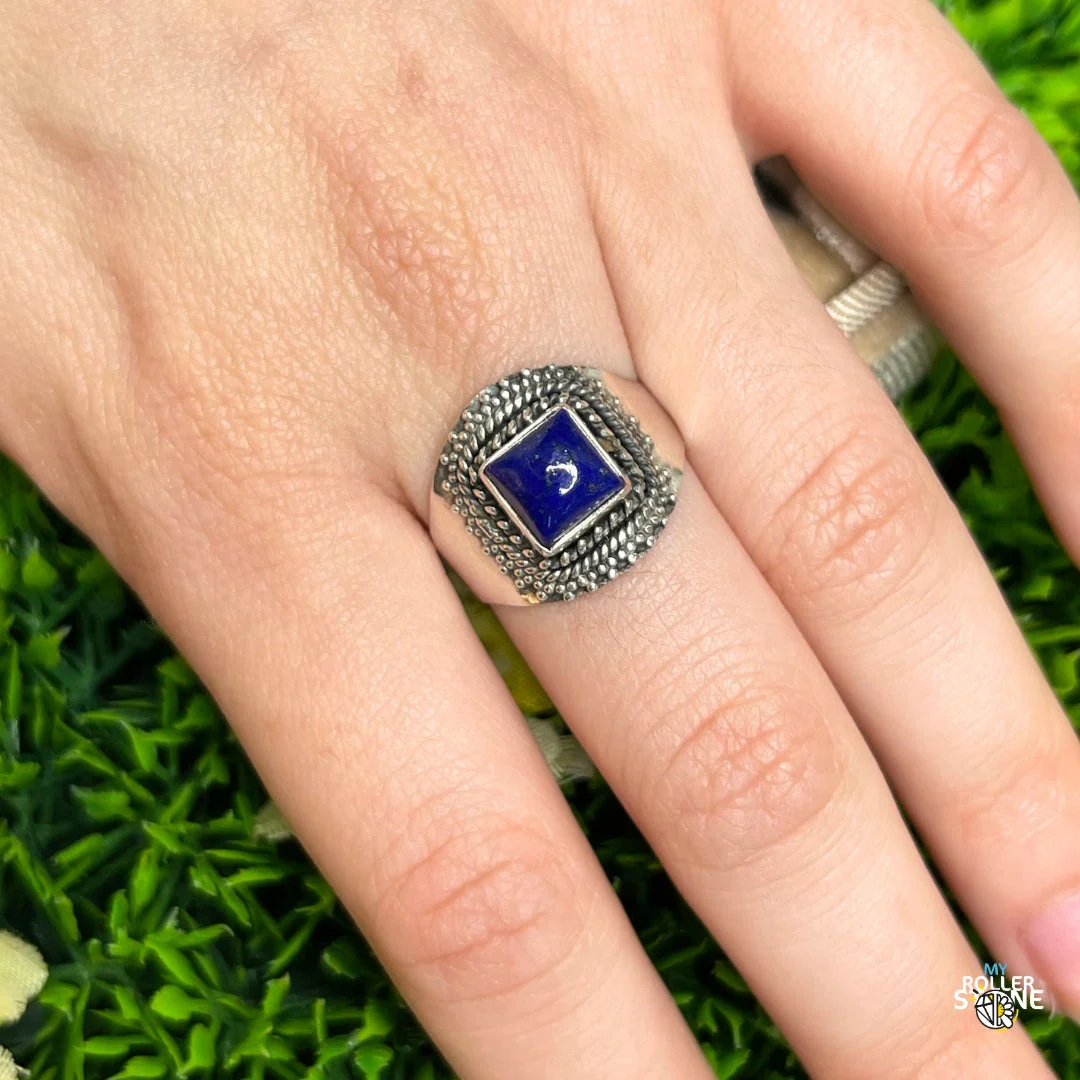 Bague Argent 925 Lapis Lazuli #212 - Image 2