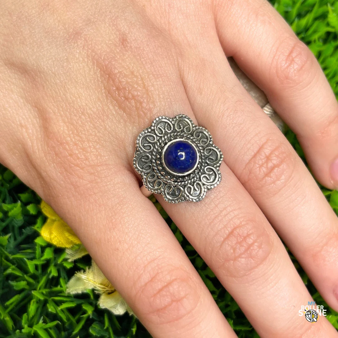 Bague Argent 925 Lapis Lazuli #223 - Image 2