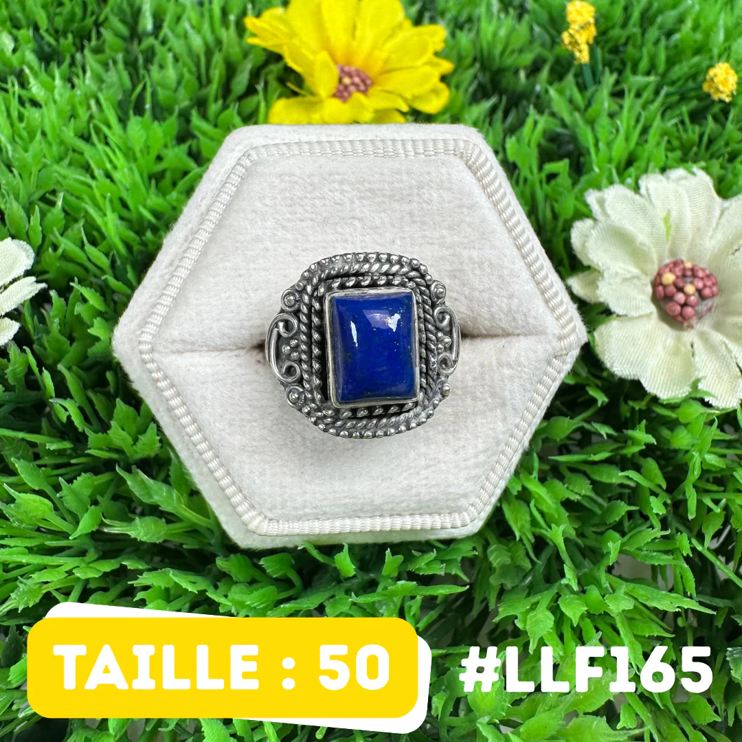Bague Argent 925 Lapis Lazuli #LLF165