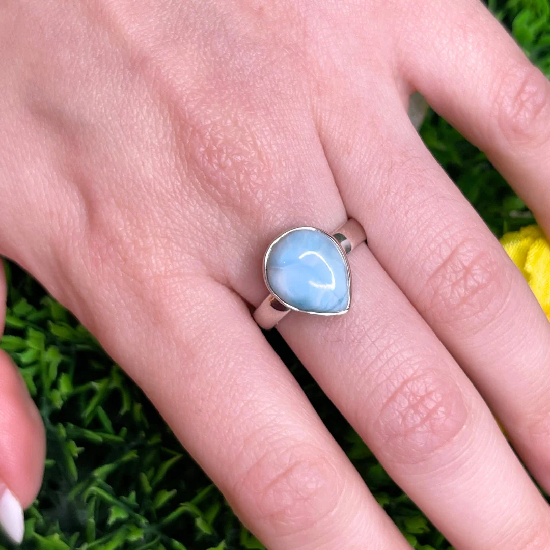 Bague Argent 925 Larimar #134 - Image 2
