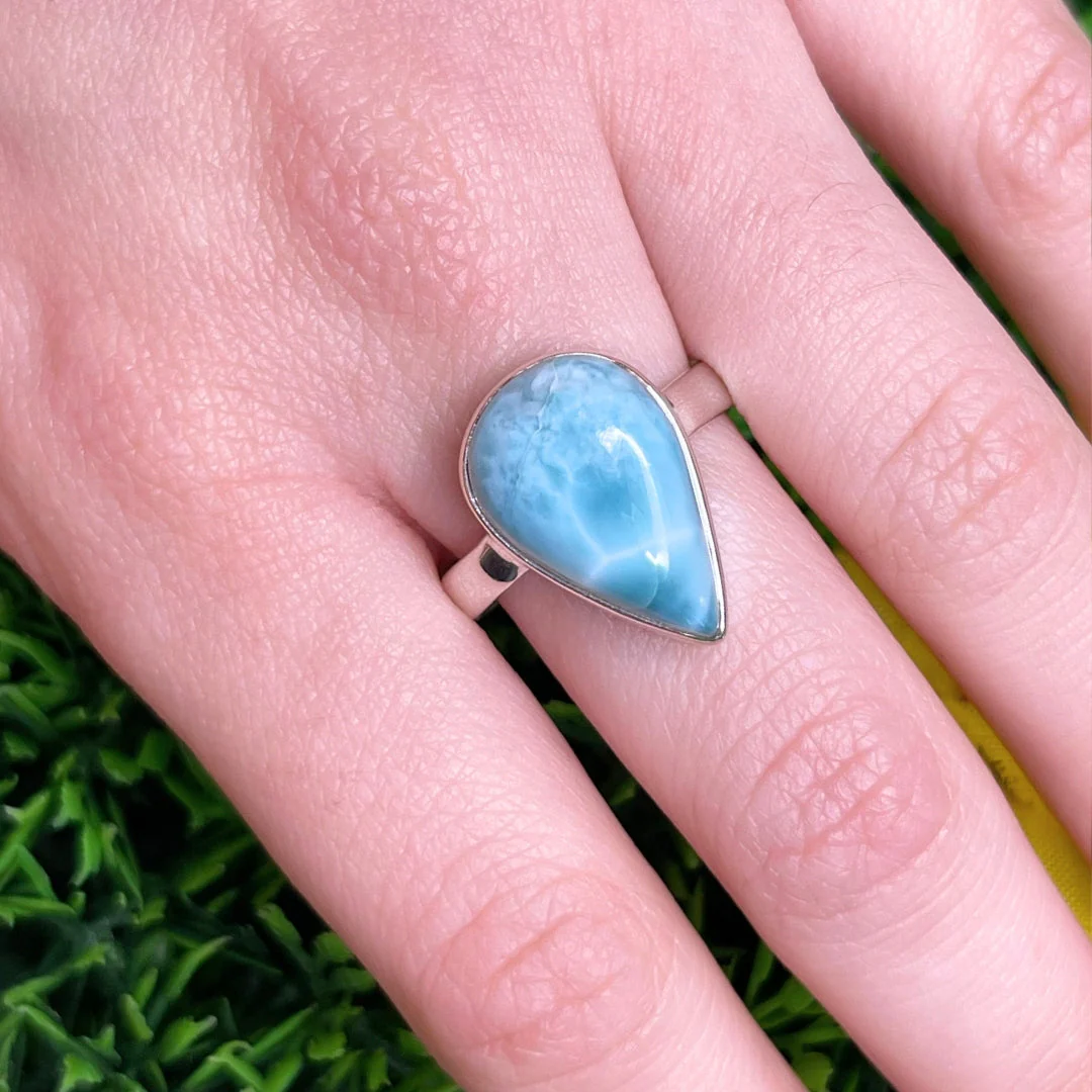 Bague Argent 925 Larimar #138 - Image 2