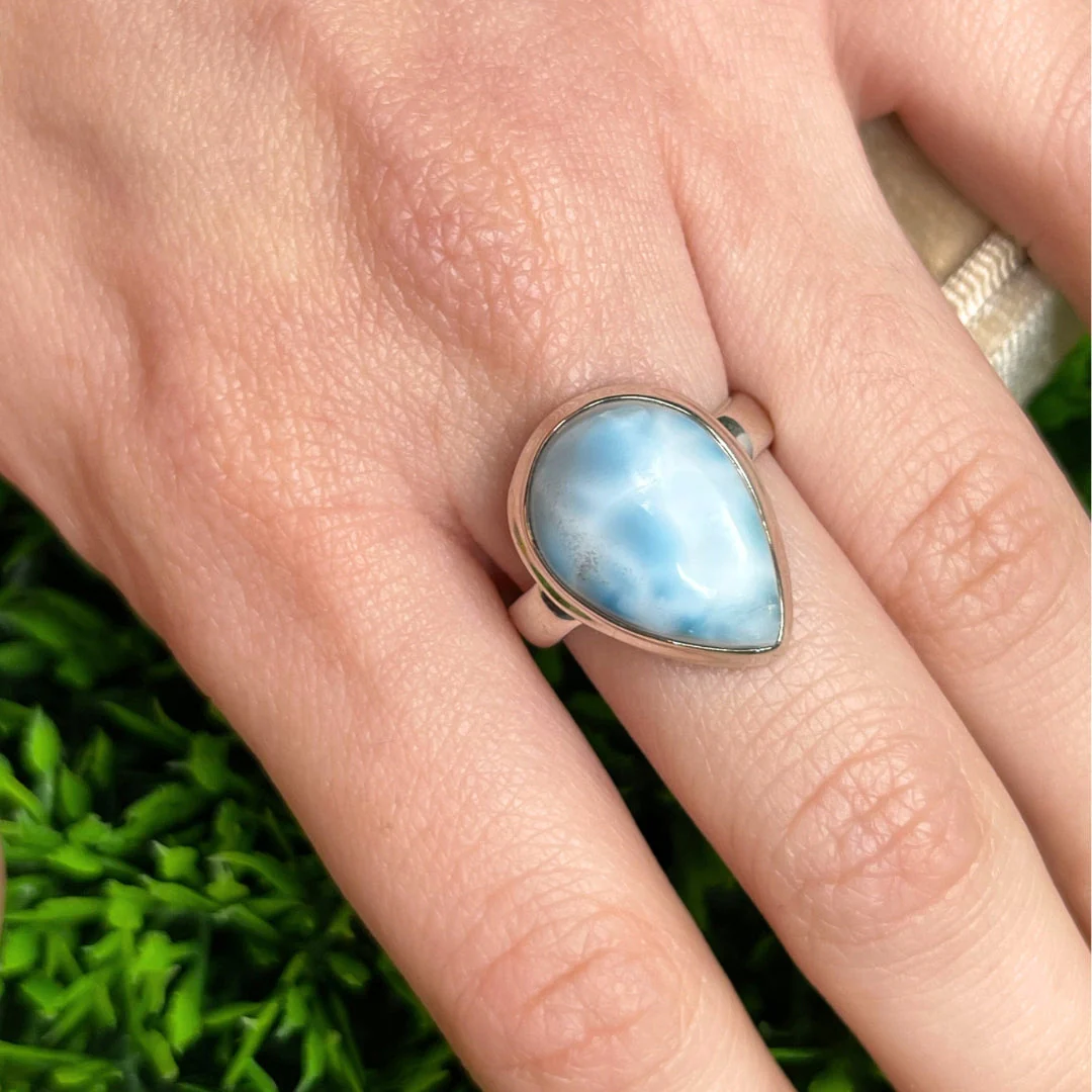 Bague Argent 925 Larimar #144 - Image 2