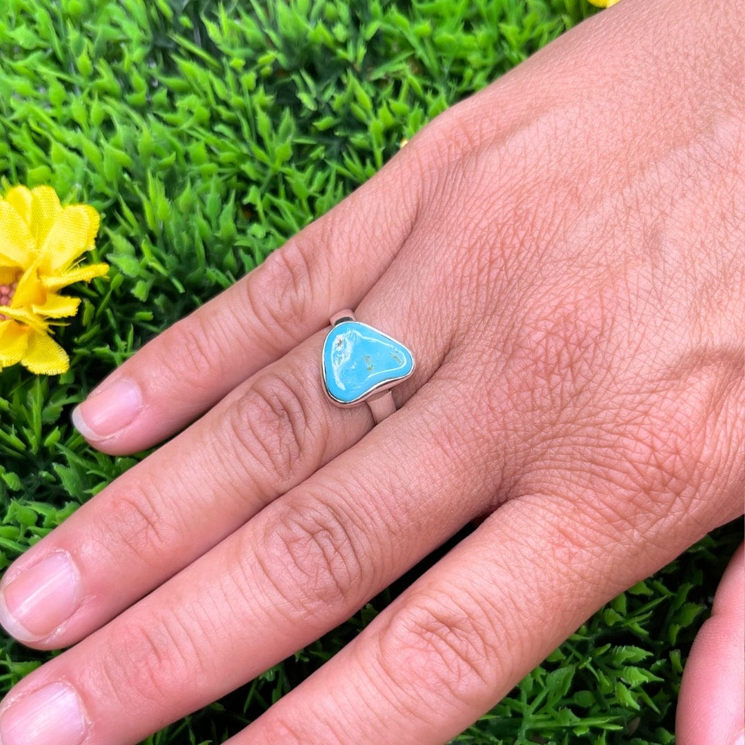 Bague Argent 925 Turquoise Kingman #6 - Image 2