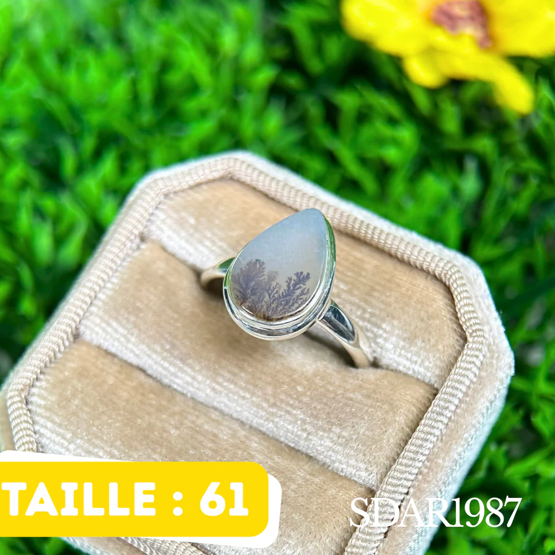 Bague Agate Dendritique #SDAR1987