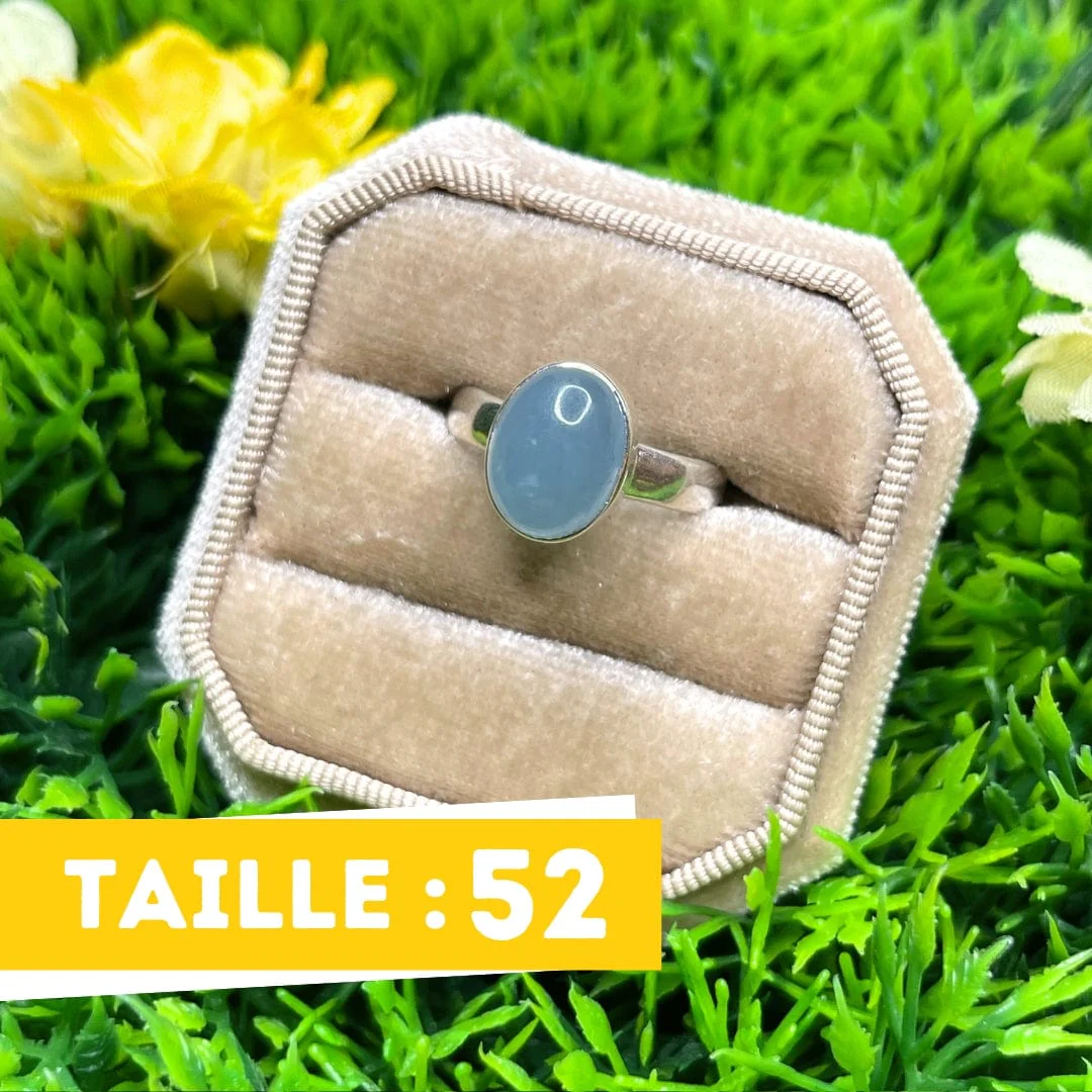 Bague Argent Aigue Marine #28
