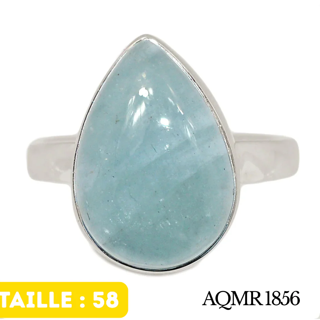 Bague Aigue Marine #AQMR1856