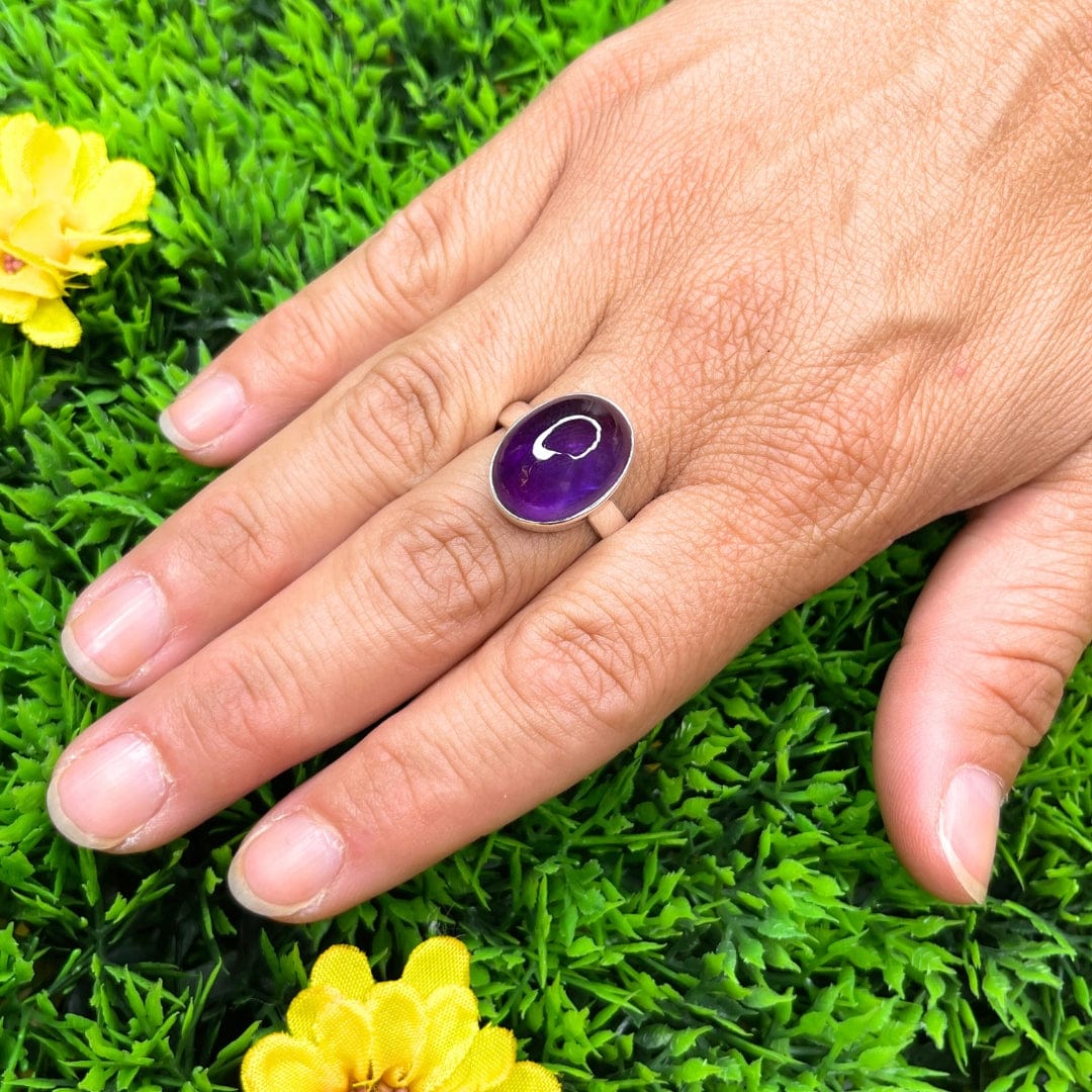 Bague Argent Améthyste #10 - Image 2