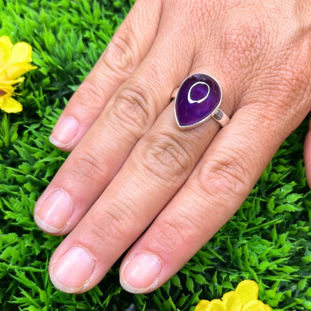 Bague Argent Améthyste #21 - Image 2