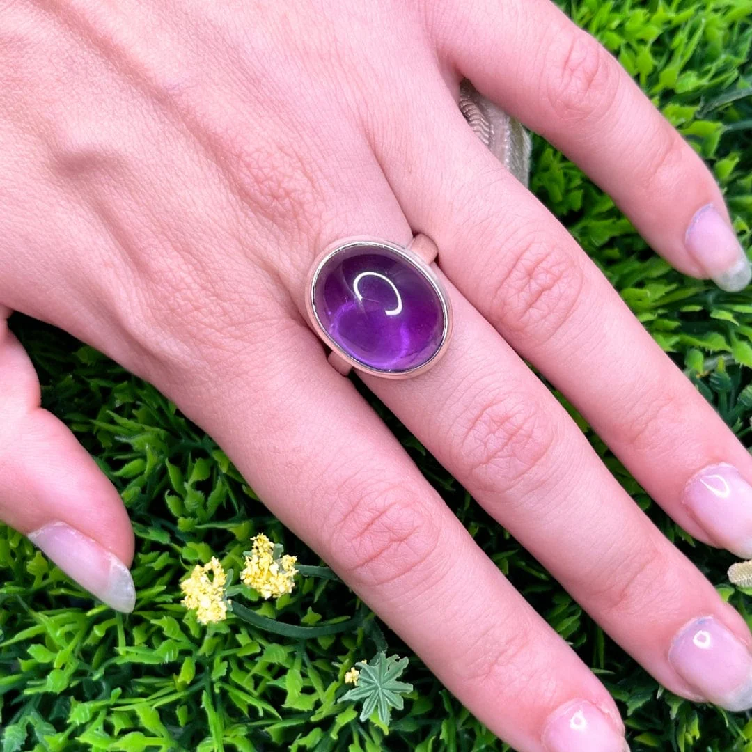 Bague Argent Améthyste #34 - Image 2