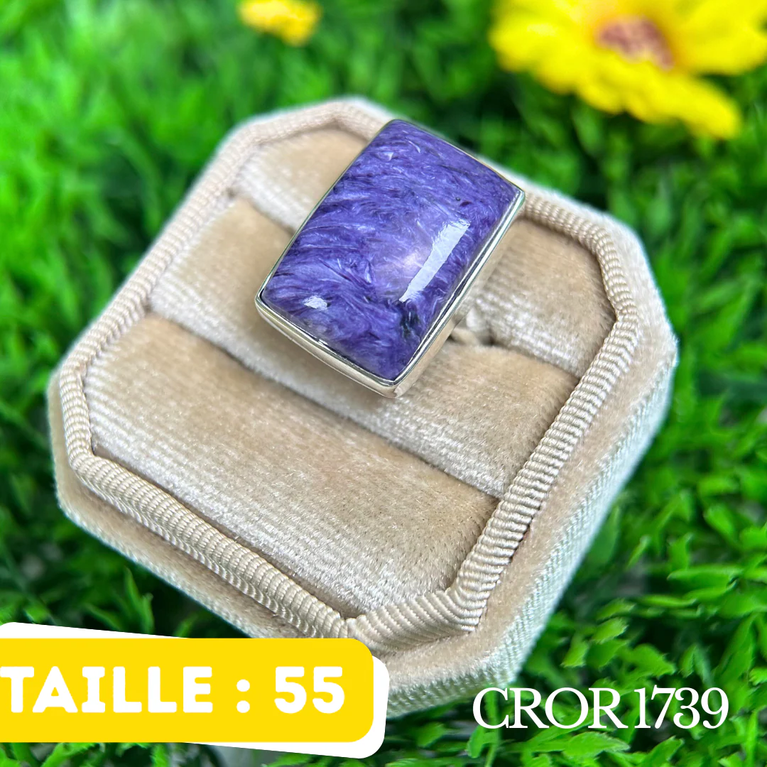 Bague Charoite #CROR1739