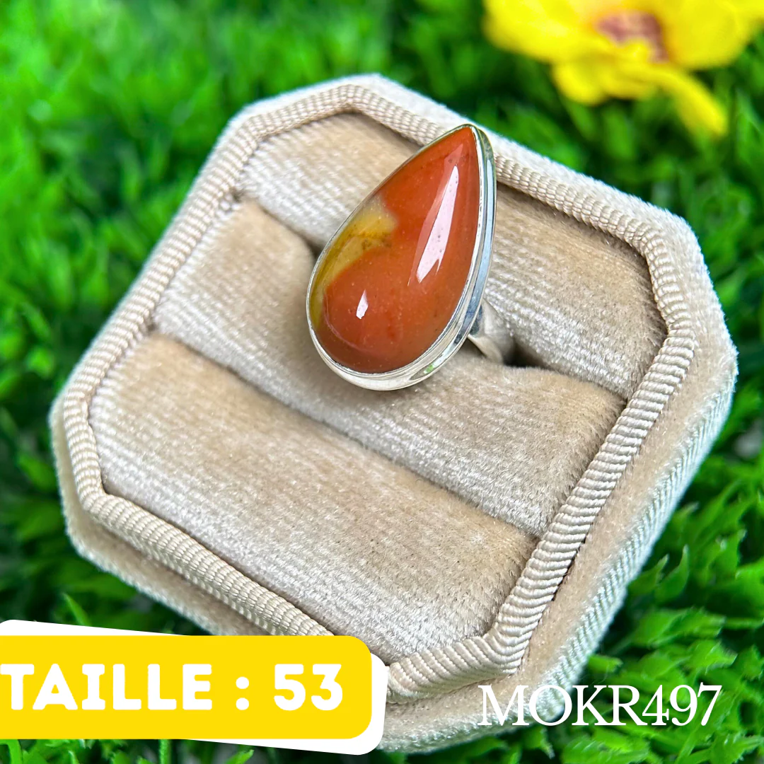 Bague Jaspe Mookaite #MOKR497