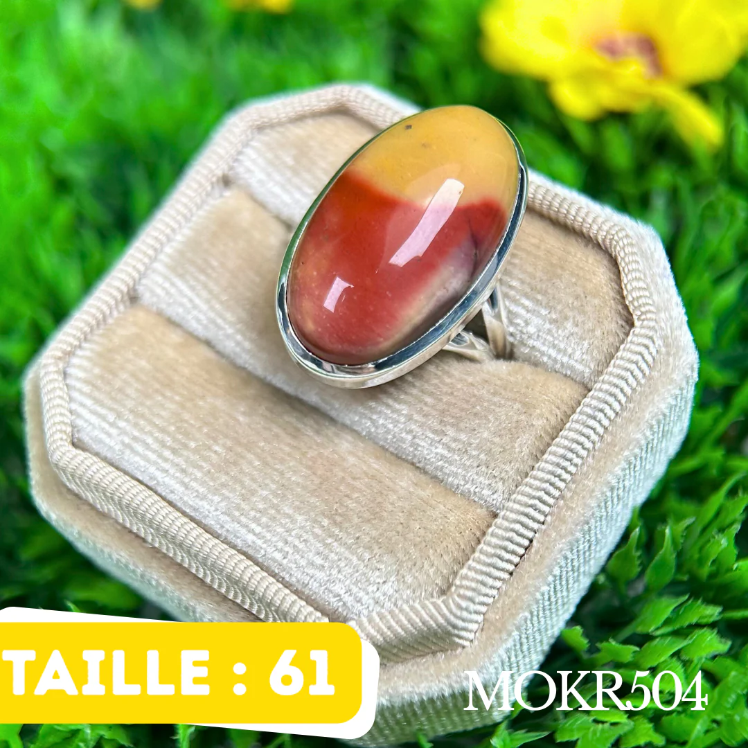 Bague Jaspe Mookaite #MOKR504