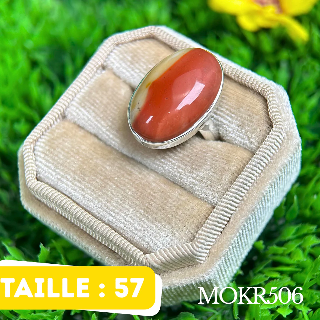 Bague Jaspe Mookaite #MOKR506