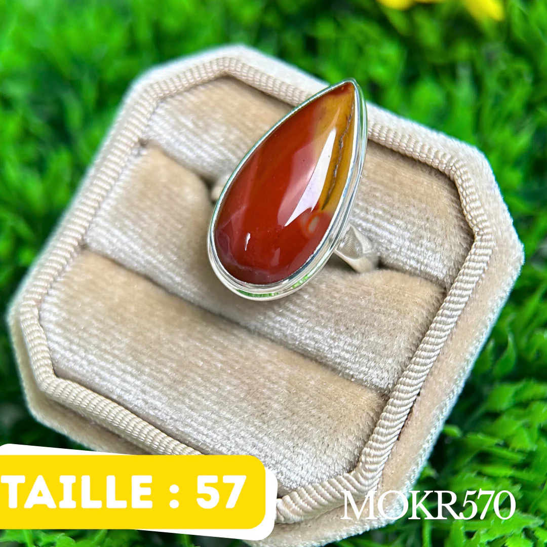 Bague Jaspe Mookaite #MOKR570