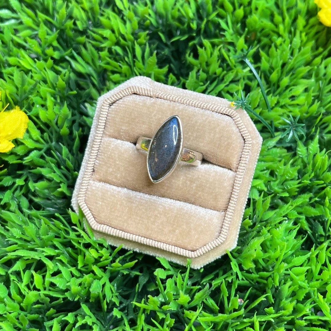 Bague Argent 925 Labradorite Bluefire #31 - Image 2