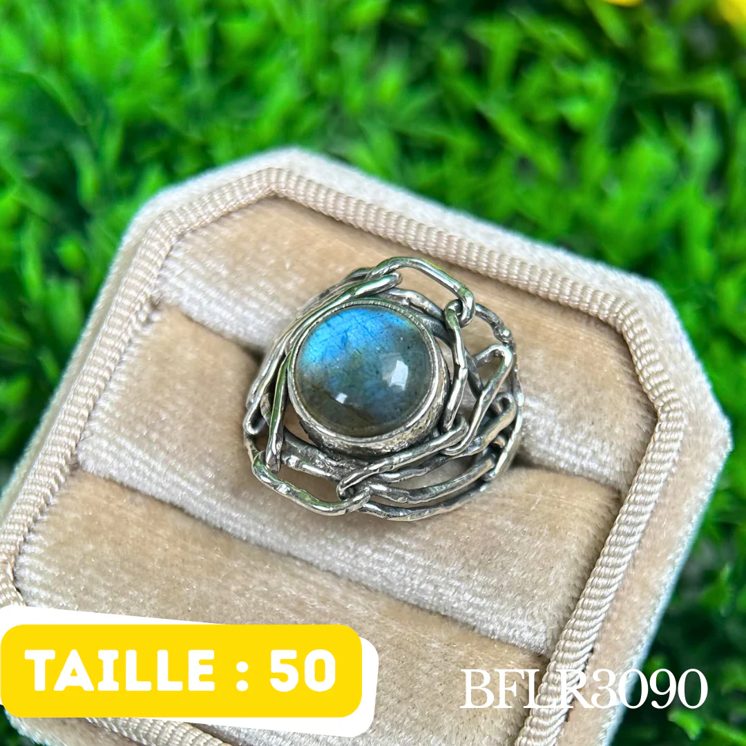 Bague Labradorite Bluefire #BFLR3090