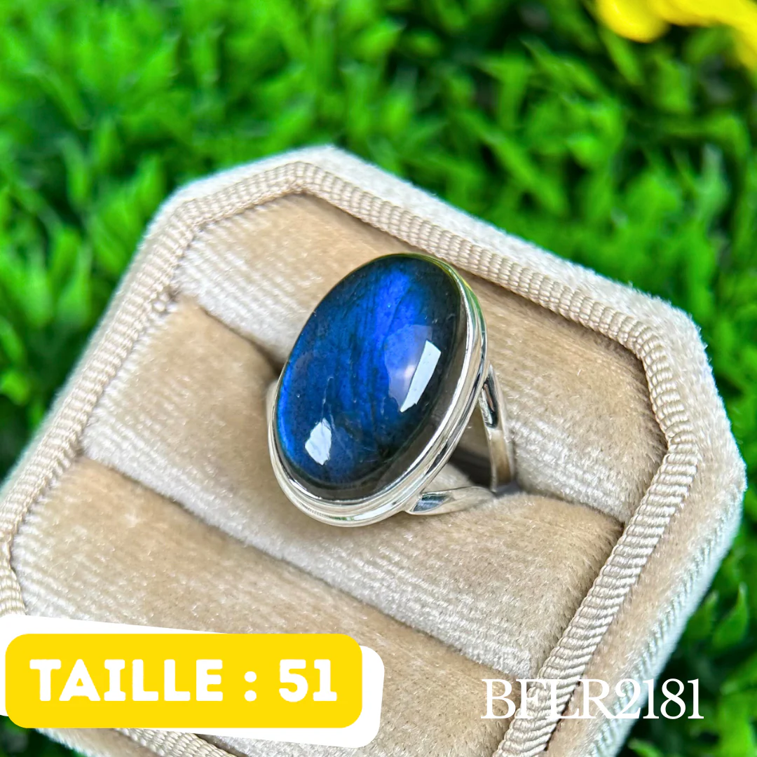 Bague Labradorite Bluefire #BFLR2181