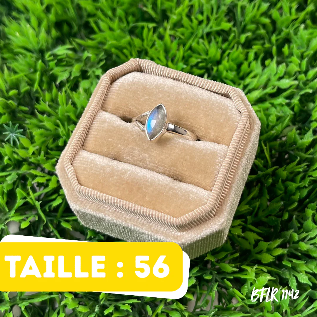 Bague Argent Labradorite Bluefire #BFLR 1142