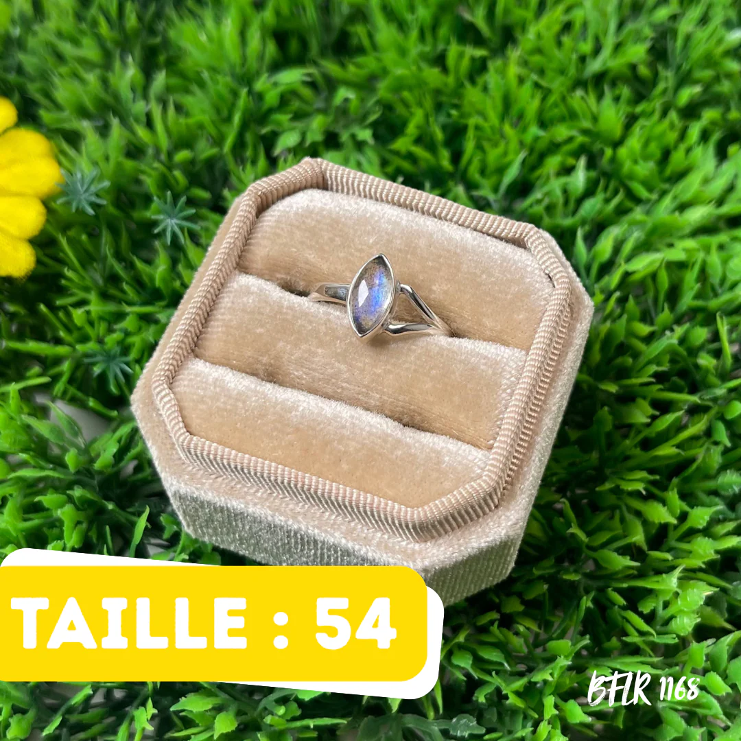 Bague Argent Labradorite Bluefire #BFLR 1168