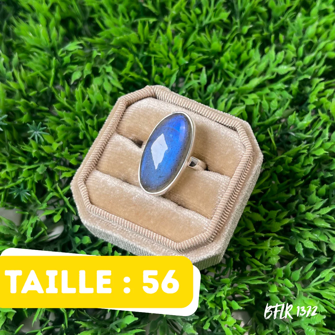 Bague Argent Labradorite Bluefire #BFLR 1372