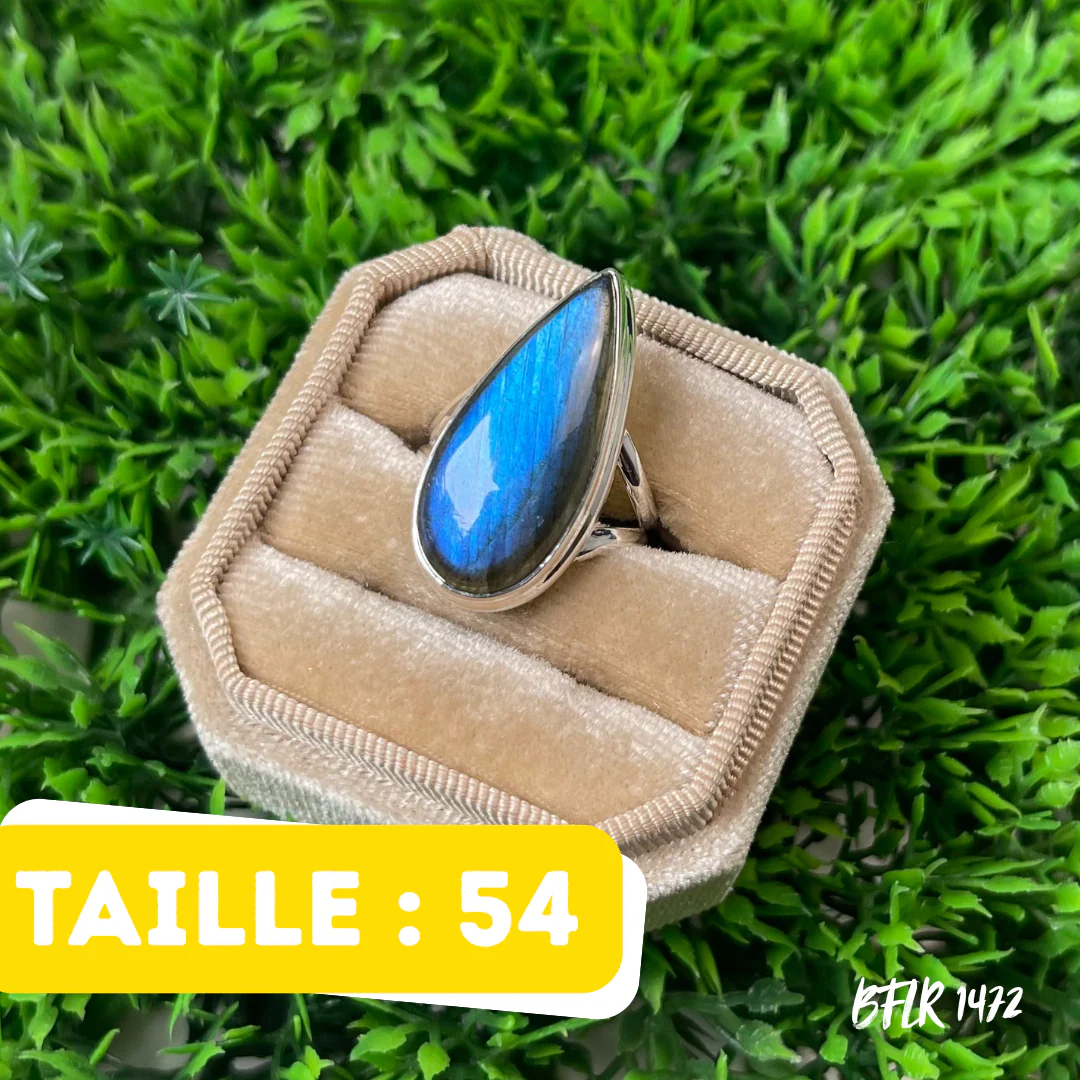 Bague Argent Labradorite Bluefire #BFLR 1472