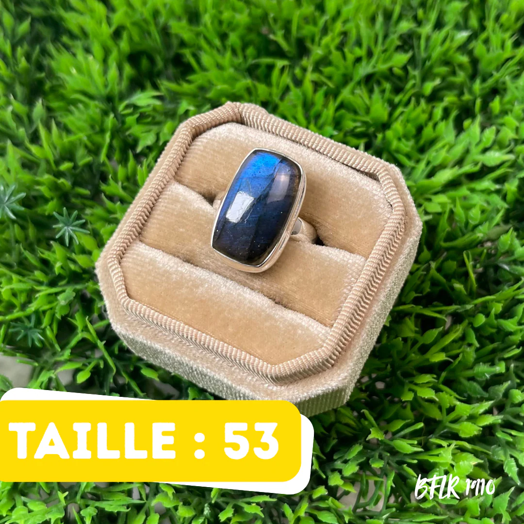 Bague Argent Labradorite Bluefire #BFLR 1910