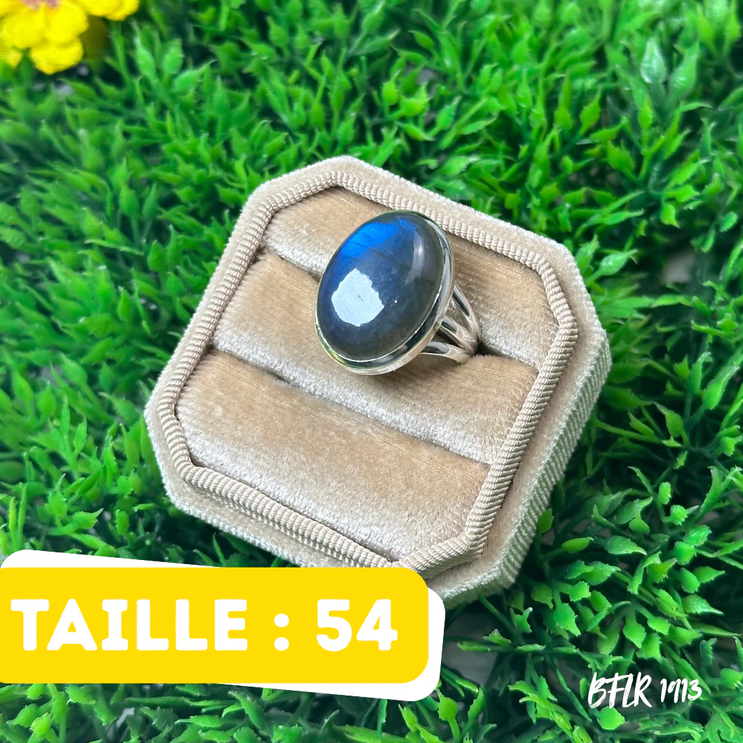Bague Argent Labradorite Bluefire #BFLR 1913