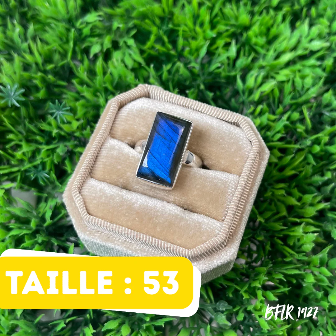 Bague Argent Labradorite Bluefire #BFLR 1927