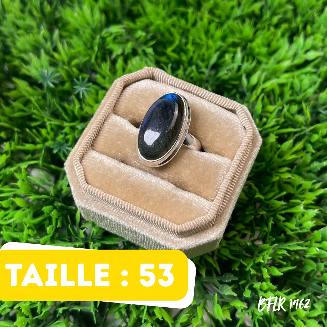 Bague Argent Labradorite Bluefire #BFLR 1962